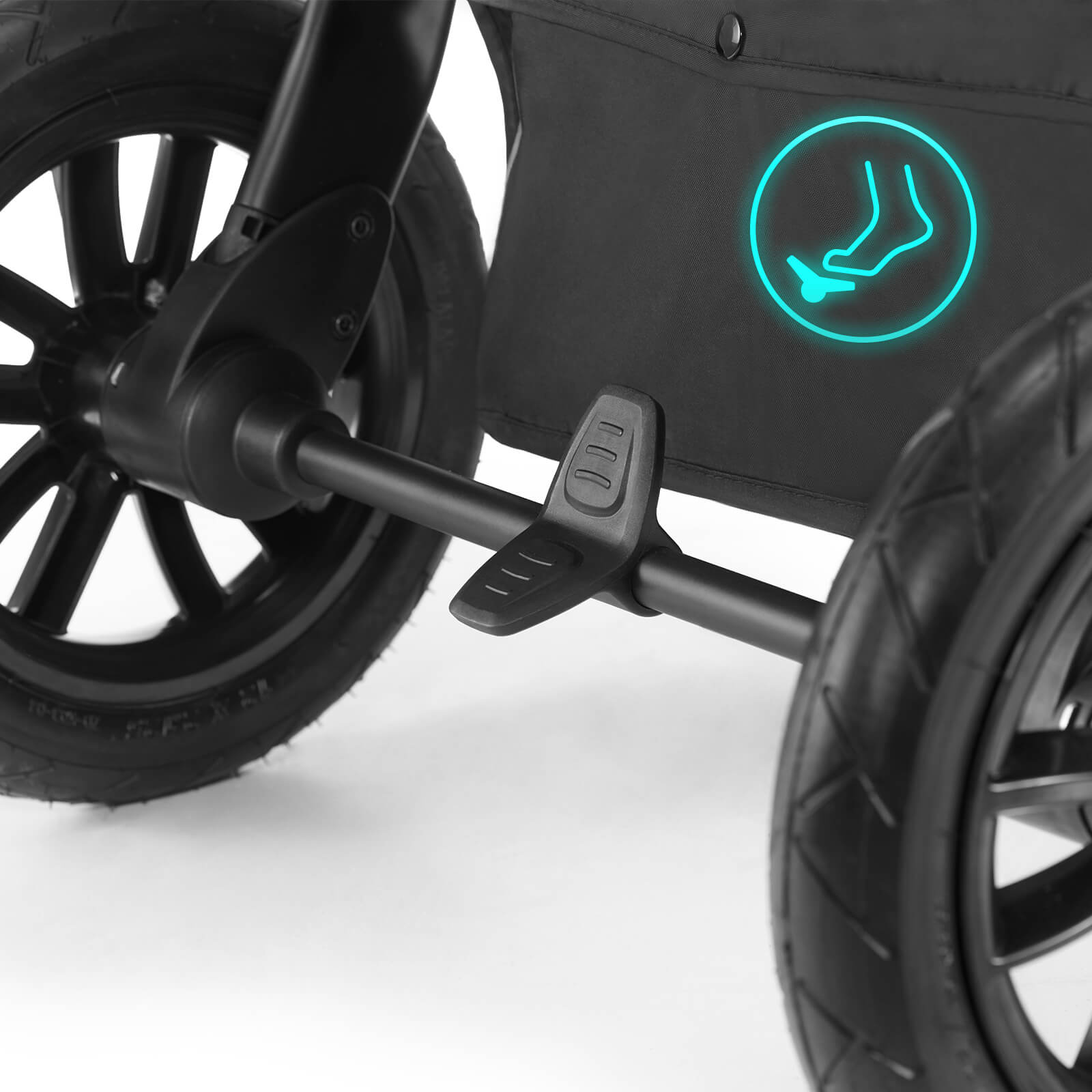 Multifunctional stroller 3in1 XMOOV - Stop & Ride brake