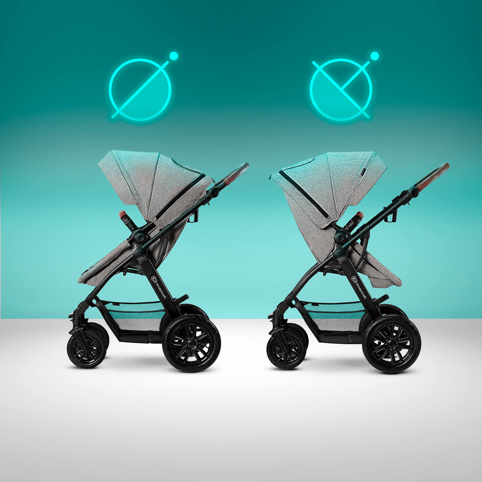 Multifunctional stroller 3in1 XMOOV - Two directions of travel